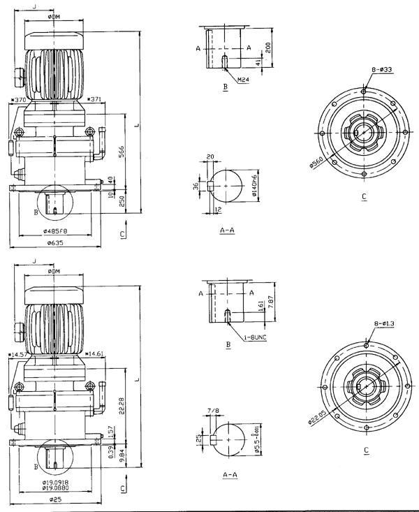 600ϵД[݆pٙCpʽγߴ(TDVM623/16TDVM623/18TVM624/16TVM624/18TVM625/17TVM625/19TDVM626/19TDVM627/19