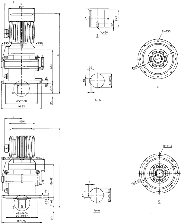 600ϵД[݆pٙCpʽγߴ(TDVM623/16TDVM623/18TVM624/16TVM624/18TVM625/17TVM625/19TDVM626/19TDVM627/19
